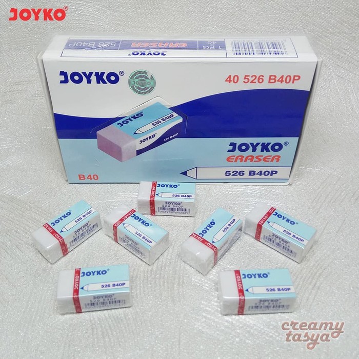

Penghapus Eraser Joyko Putih Kecil 526 B40