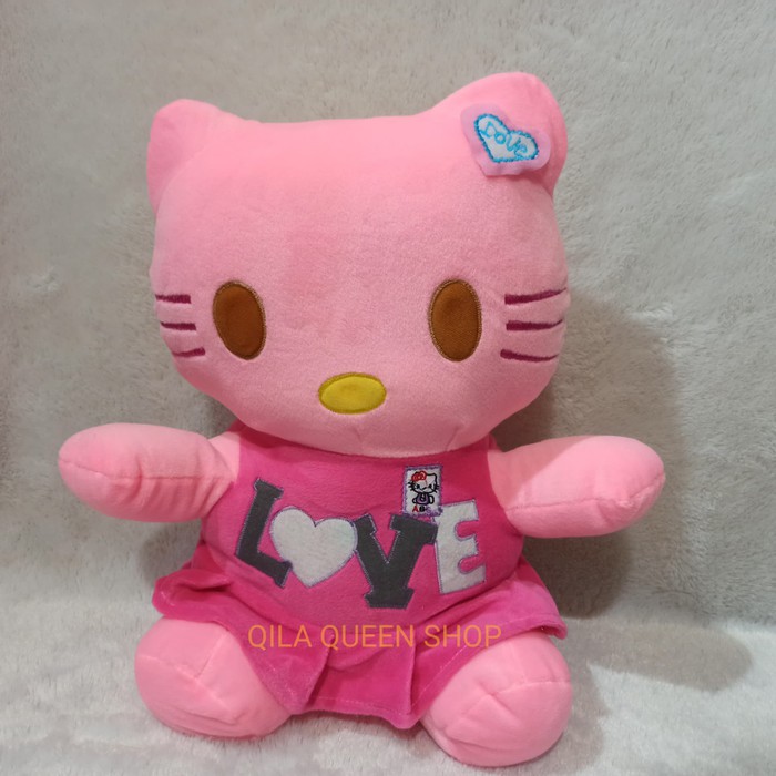BONEKA HELLO KITTY LOVE PINK JUMBO BESAR