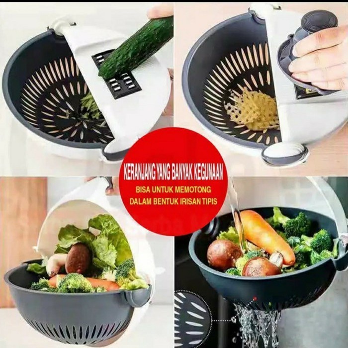 Easycook Slicer Alat Pemotong Parutan Serbaguna