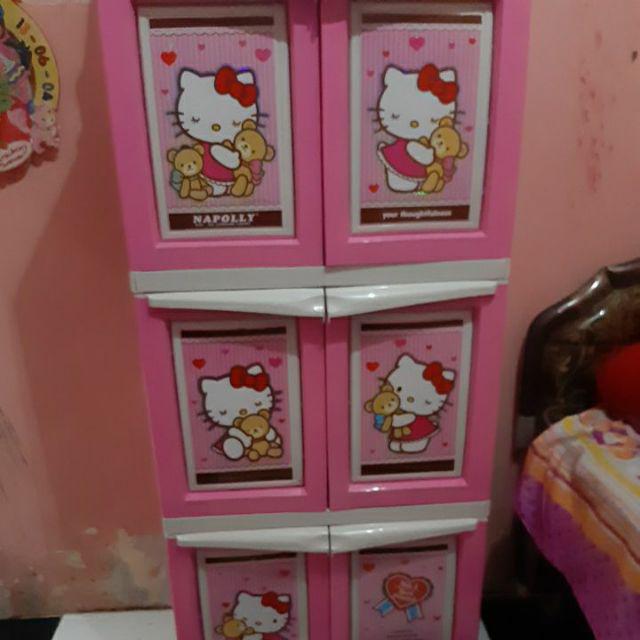 Lemari Plastik Napolly Hello Kitty Xx2 Ktsh