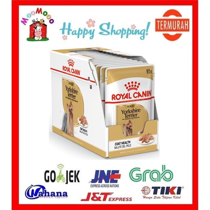 Makanan Anjing Royal Canin Yorkshire Adult 85 Gram / Wet Pouch Sachet