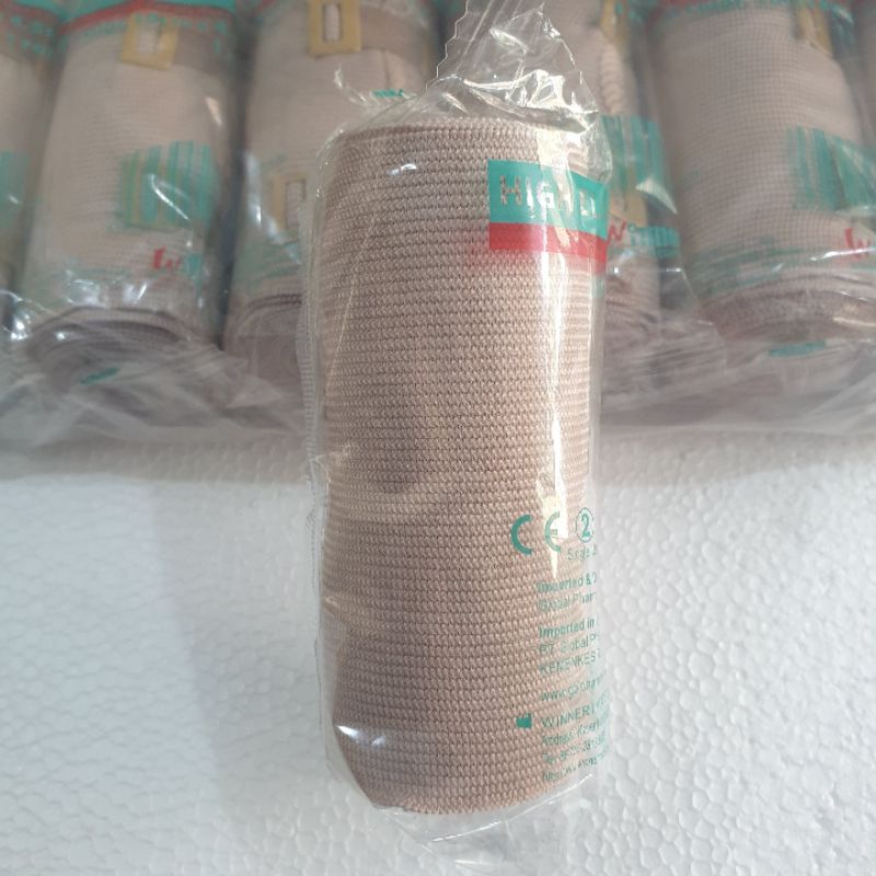 Perban Elastis Kaki Tangan Lutut 10cm x 4.5m Elastic Bandage Perban Patah Tulang Verban Elastis 4 inch Original