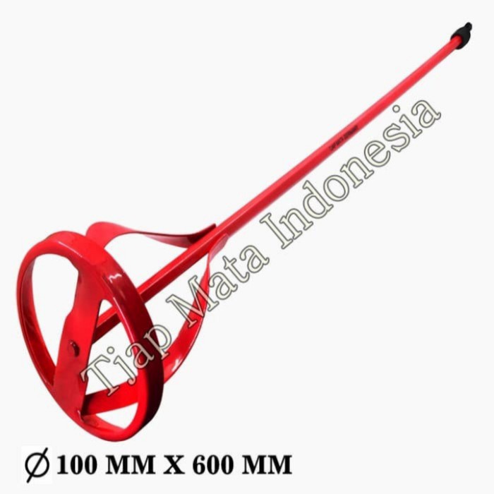 Pengaduk Cat Semen MU Adonan 100 x 600 mm Tjap Mata Cap Mata