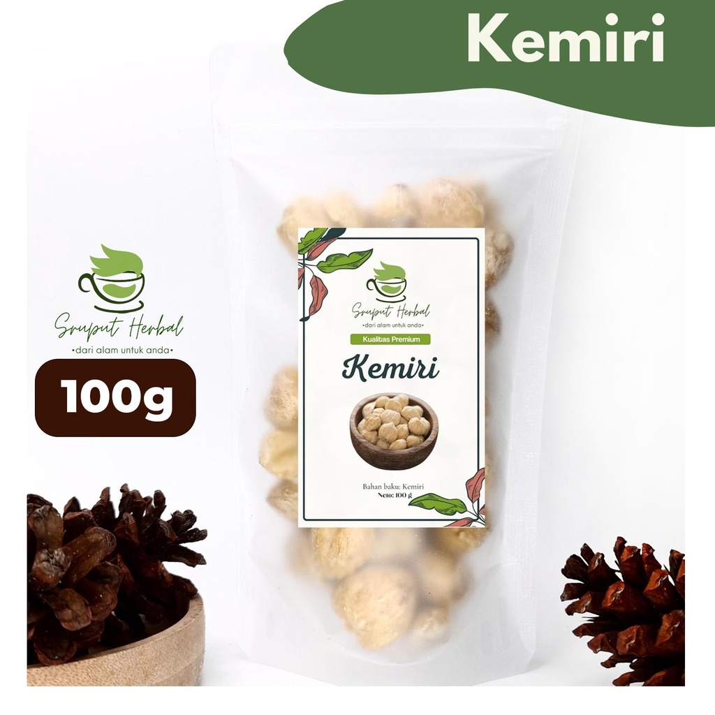 100gr Kemiri Candlenut 100% Premium Berkualitas Sruput Herbal