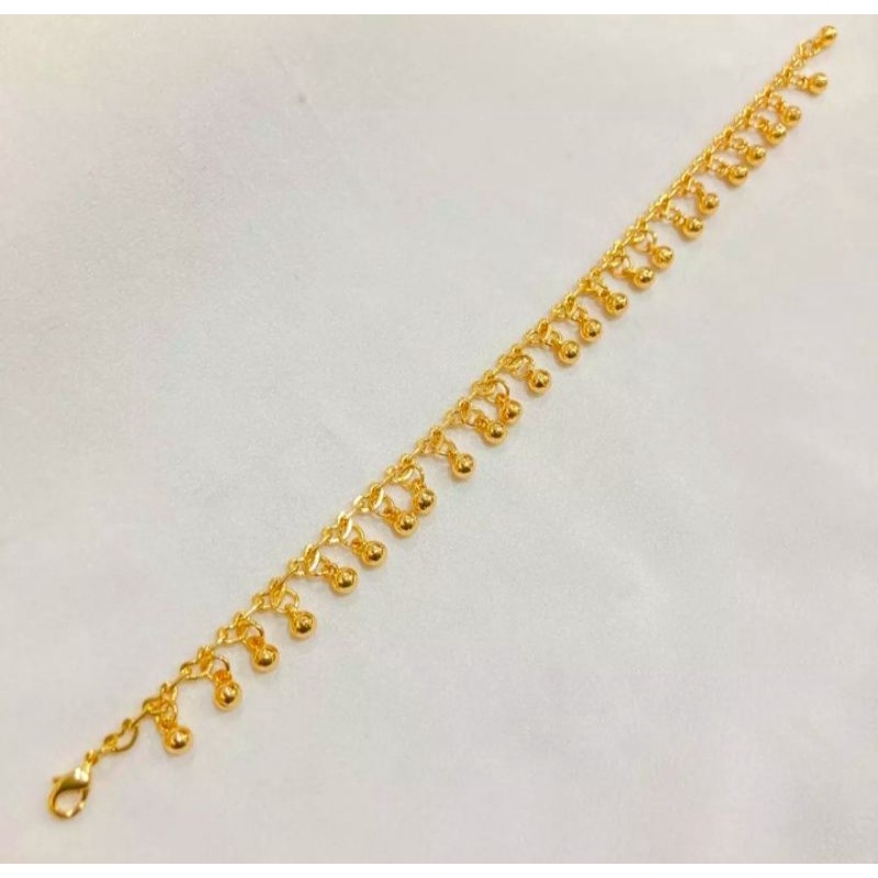Gelang Tangan Wanita Dewasa India Elegan Termurah Anti Karat Perhiasan Xufing