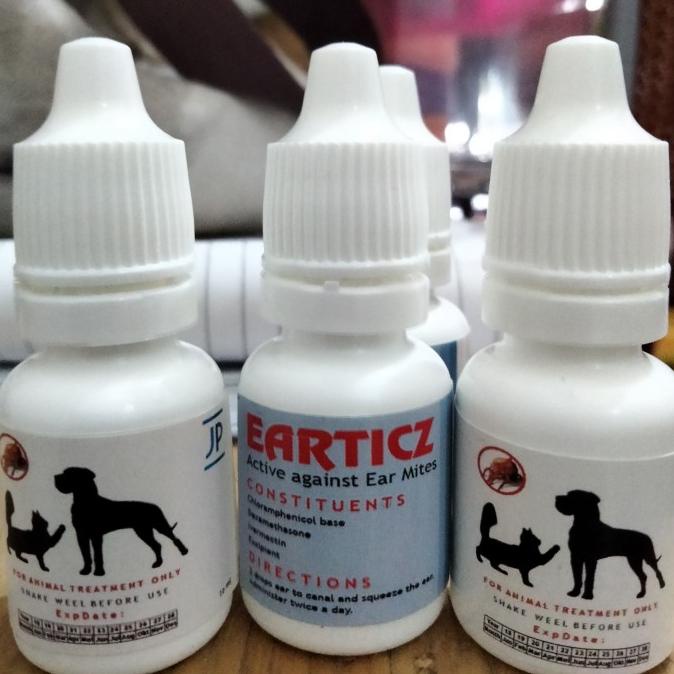 Obat Tungau Telinga Kucing/Anjing EARTICZ 10 ml