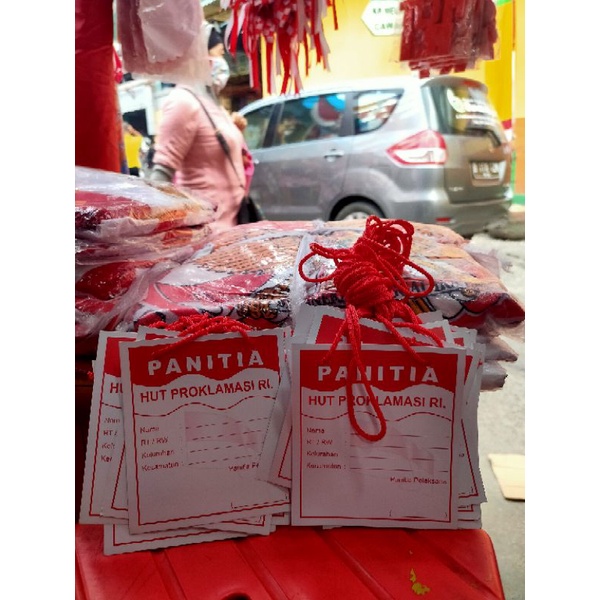 

Kartu/Kalung Name tag Panitia Lomba 17 Agustus
