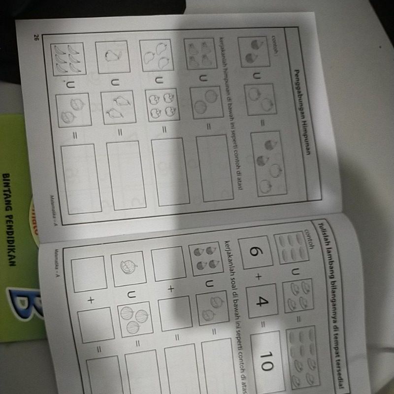 ORI buku matematika untuk taman kanak-kanak kelompok A penerbit bintang pendidikan