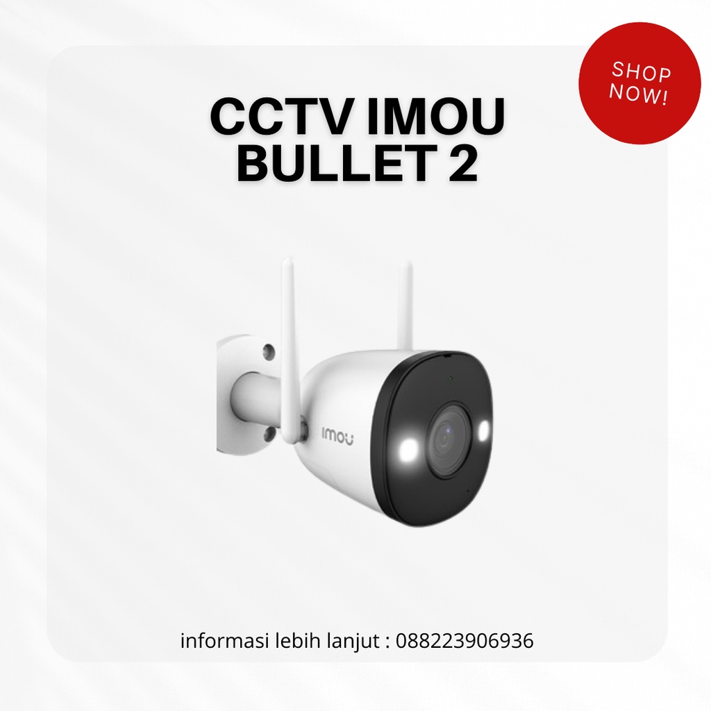 CCTV IMOU Bullet 2 / IPC-F22FEP-0360B-IMOU / CCTV MURAH