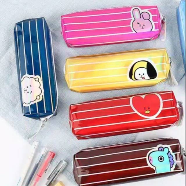 

TEMPAT PENSIL BT21 METALIC