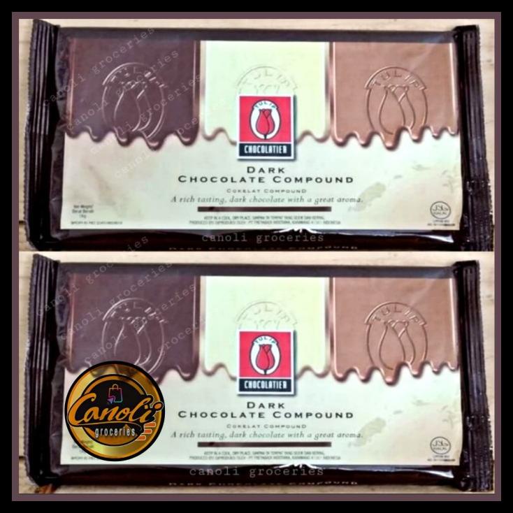 

TERBARUU!! coklat tulip dark chocolate compound 1 kg TERBARU