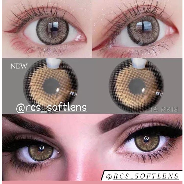 RCS ✅ Softlens import korea softlens kpop natural softlens minus -1.00 s/d -6.00