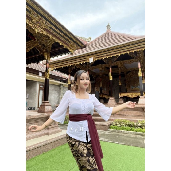 kebaya sifon pipil lonceng