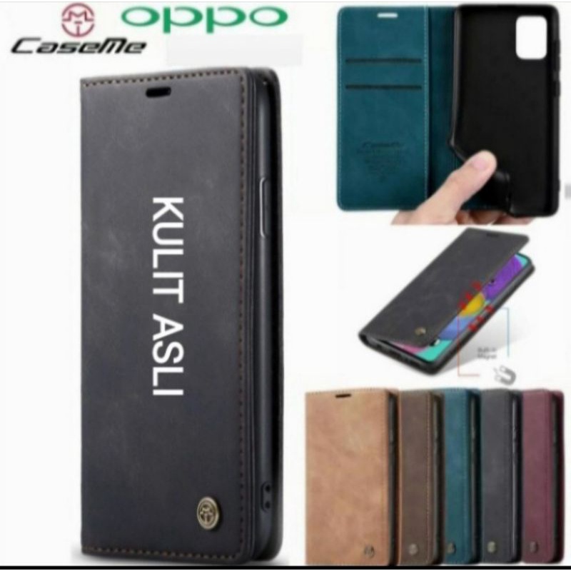 Case Oppo Reno 7 Z / Oppo Reno 7 5G / Oppo Reno 7 4G Flipcase Dompet Kulit Leather Premium Casing