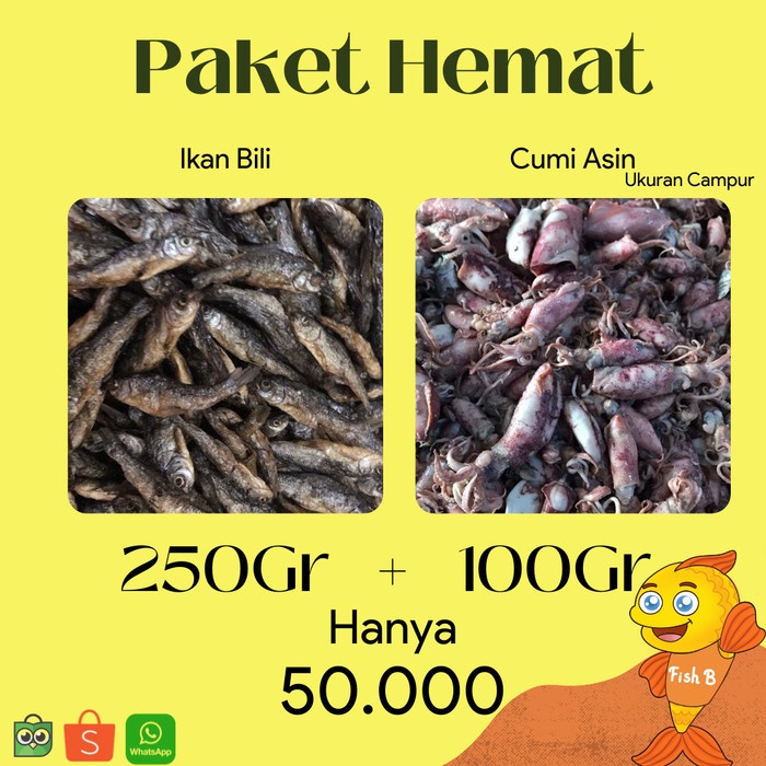 

Promo Ikan Bilih dan cumi asin