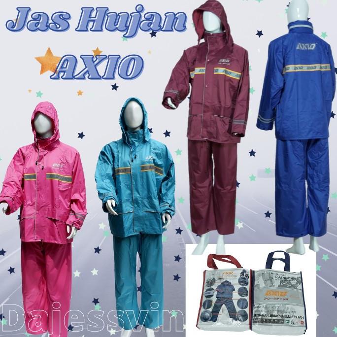 Jas Hujan AXIO Raincoat Mantel Hujan AXIO ASRIO ASSIO Original Dewasa