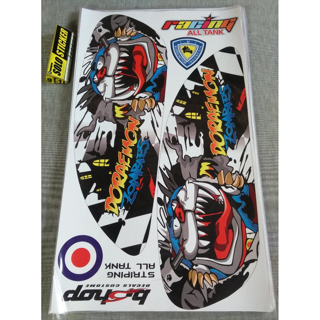 Bisa Cod Striping Sticker Lis Body Variasi Motor Honda Gl Jadul