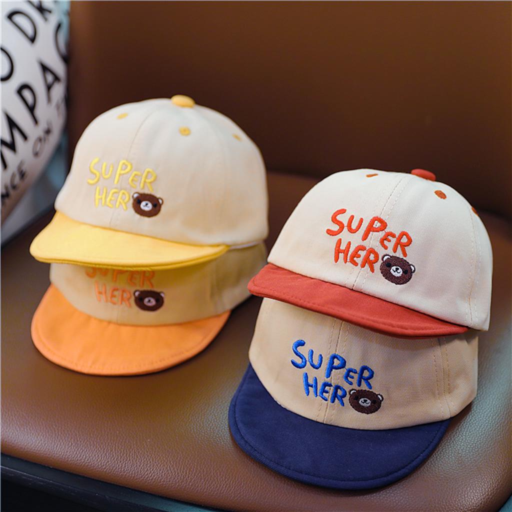 JUNE COLLECTIONS TOPI FASHION ANAK - BAYI LAKI-LAKI &amp; PEREMPUAN MOTIF SUPER HERO BEAR PET CUTE UNISEX BORDIR #TP10