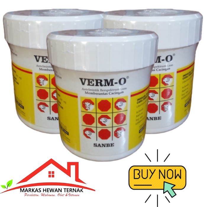 VERM O 42 BOLUS OBAT CACING HEWAN TERNAK