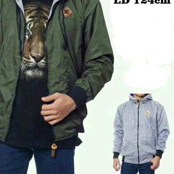 ♨ Jaket Parasut Bolak Balik / Jaket Anti Air / Jaket Pria Bolak Balik ➾
