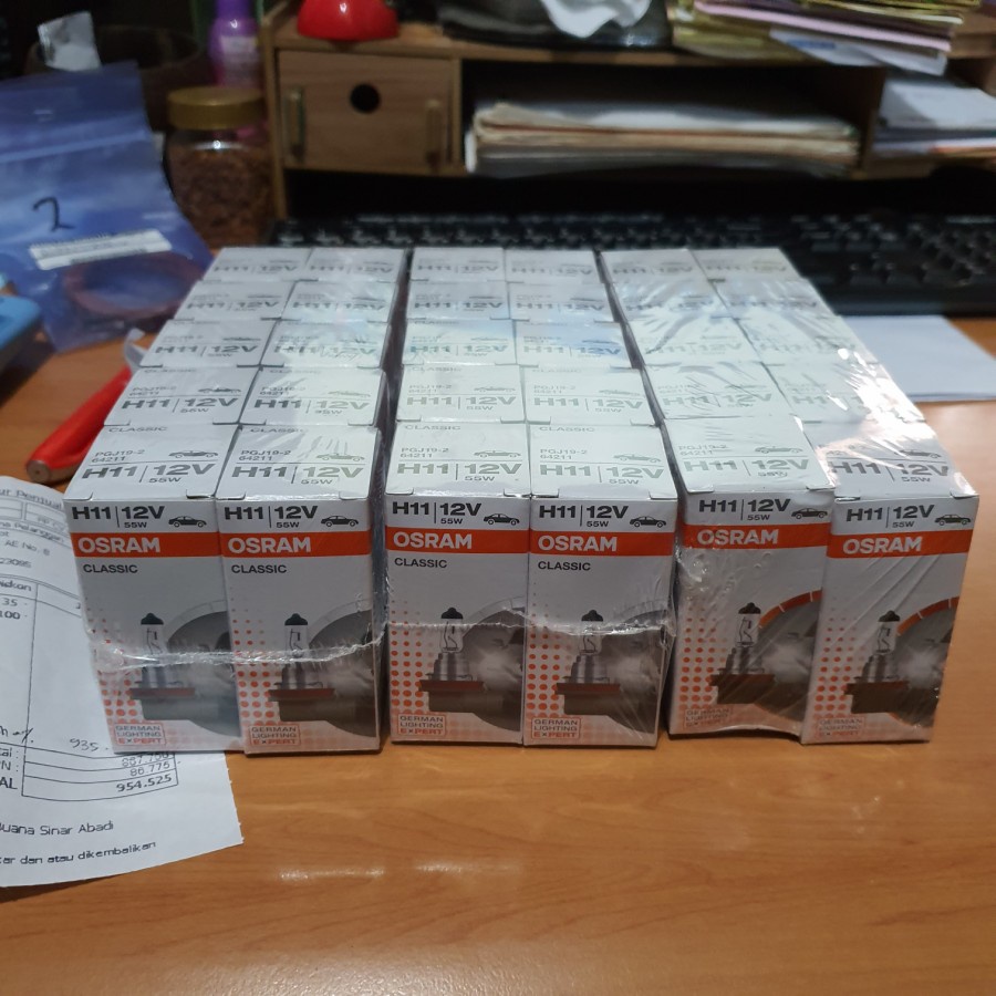 Bohlam lampu fog lamp H11 Osram germany 12 volt 55 watt Original