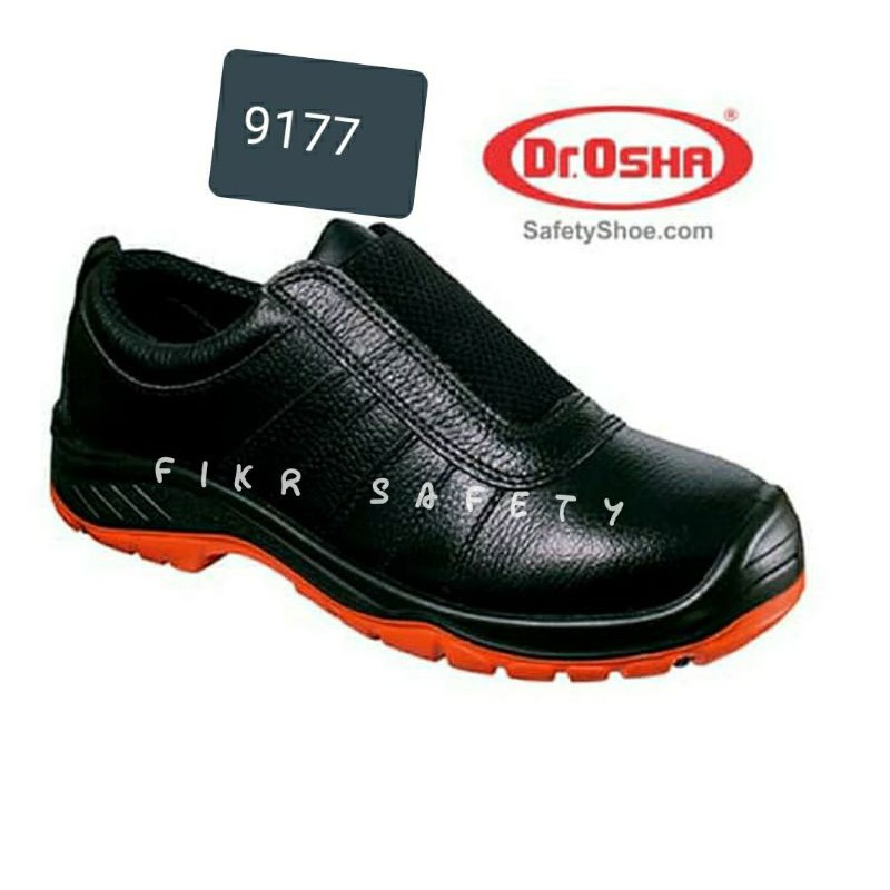 Sepatu kerja safety shoes Dr.Osha 9177 Champion slip on