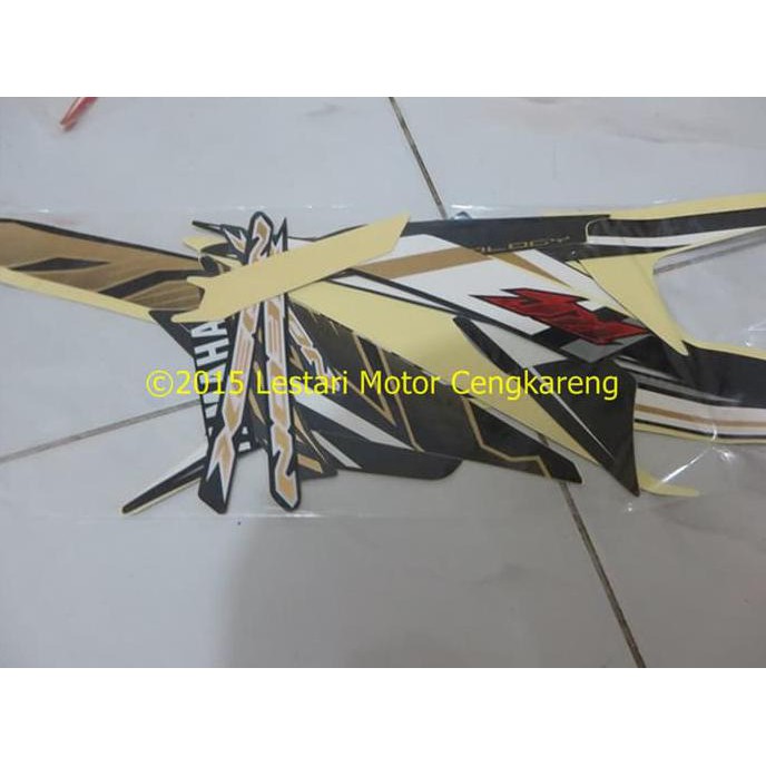 Terbaru Stiker/Stripping Body Xeon Rc Coklat Original