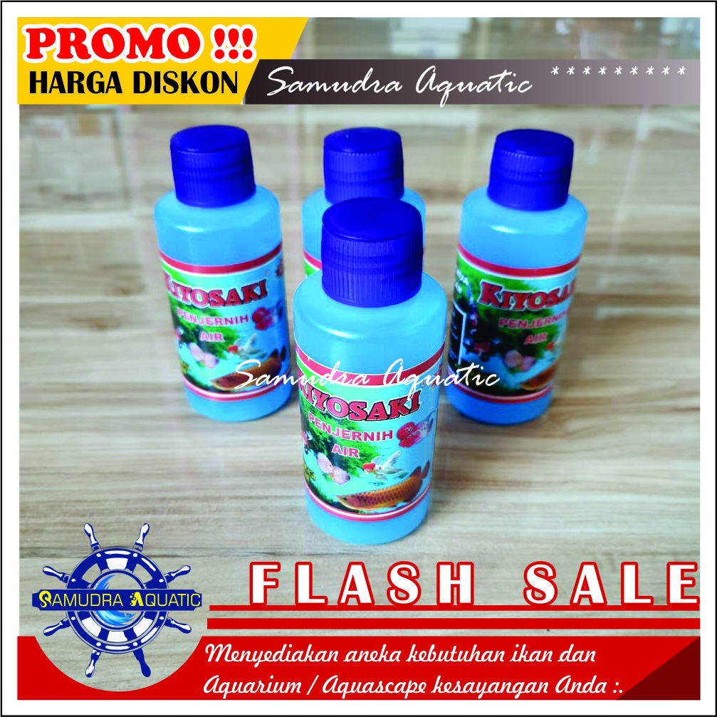 Obat PENJERNIH Air Aquarium Aquascape, Penjernih Air (GRATIS KARDUS)