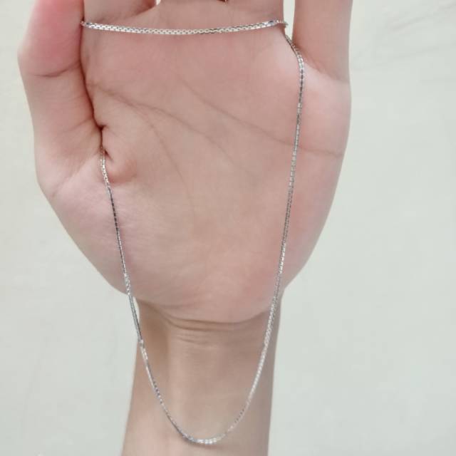 Kalung pria perak 925 / kalung italy Santa silver lapisan emas murni kualitas terbaik kalung fashion