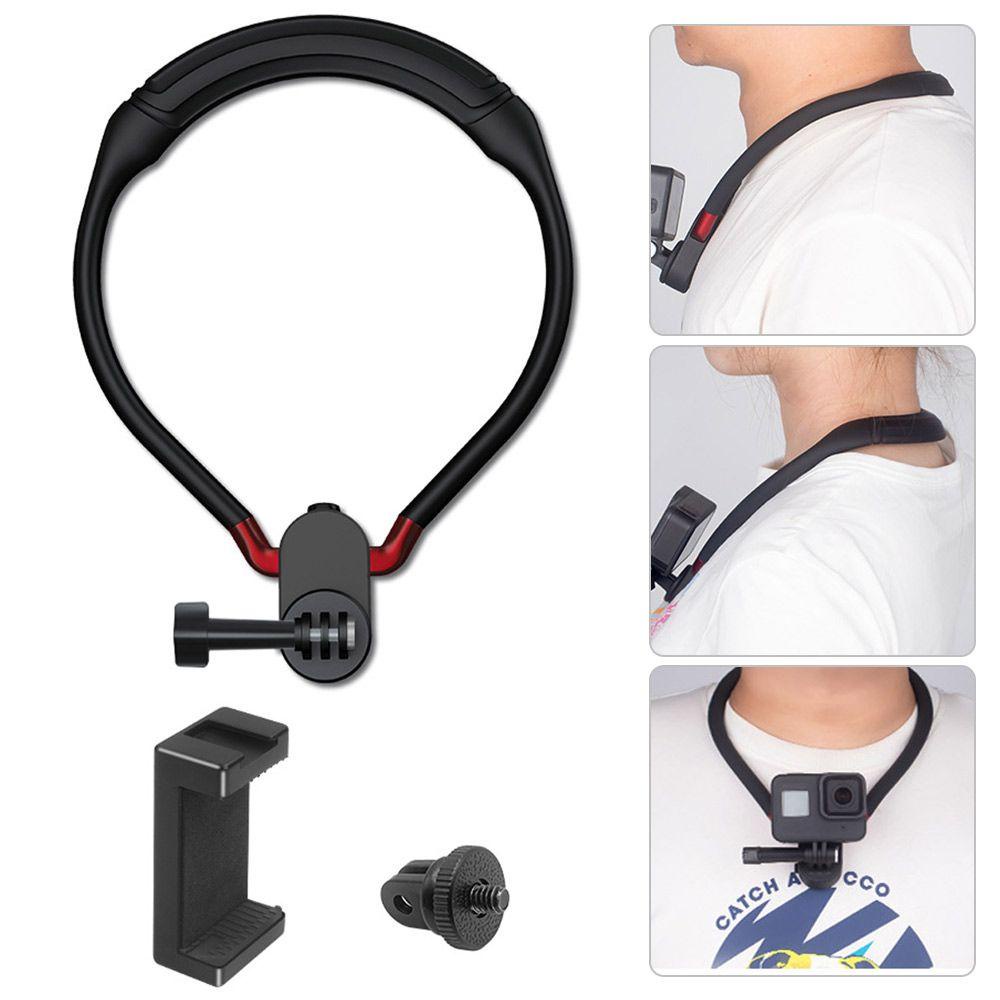 POPULAR Populer Untuk GoPro hero Silikon Neck Mount Sports Camera Kamera Bracket