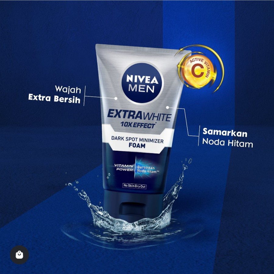 NIVEA MEN EXTRA WHITE 10X EFFECT DARK SPOT MINIMIZER FOAM