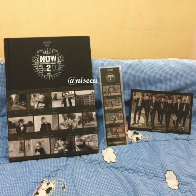 BTS NOW 2 in EUROPE & AMERICA with Jungkook Bookmark and Group Standing Paper
