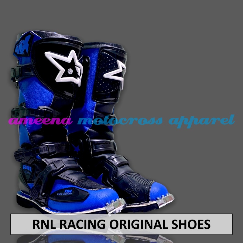 Sepatu RNL Racing - Sepatu Trail RNL - Sepatu Motocross RNL - Sepatu Trabas RNL Gesper 4 - Sepatu RNL Original - Sepatu Enduro MX RNL - 006