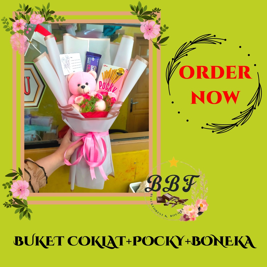 Bucket coklat / Buket Boneka / coklat / Bunga / Snack / Hadiah Ulang Tahun / Bucket uang