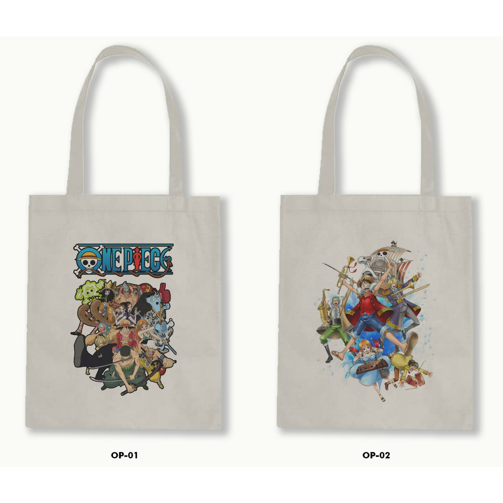 TOTE BAG BLACU 30X40 - ONE PIECE.01