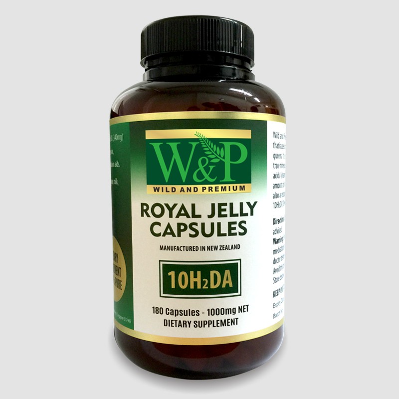 W&P Royal Jelly Capsules 180 capsules