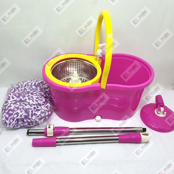 Spin Super Mop BOLDe M 789x + Alat pel stainless tanpa roda M789x+ - 789X+ Pembersih lantai ori