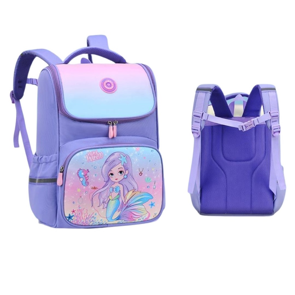 [MONA] Tas Ransel Sekolah Motif Duyung Cantik dan Lucu SD SMP -M0192