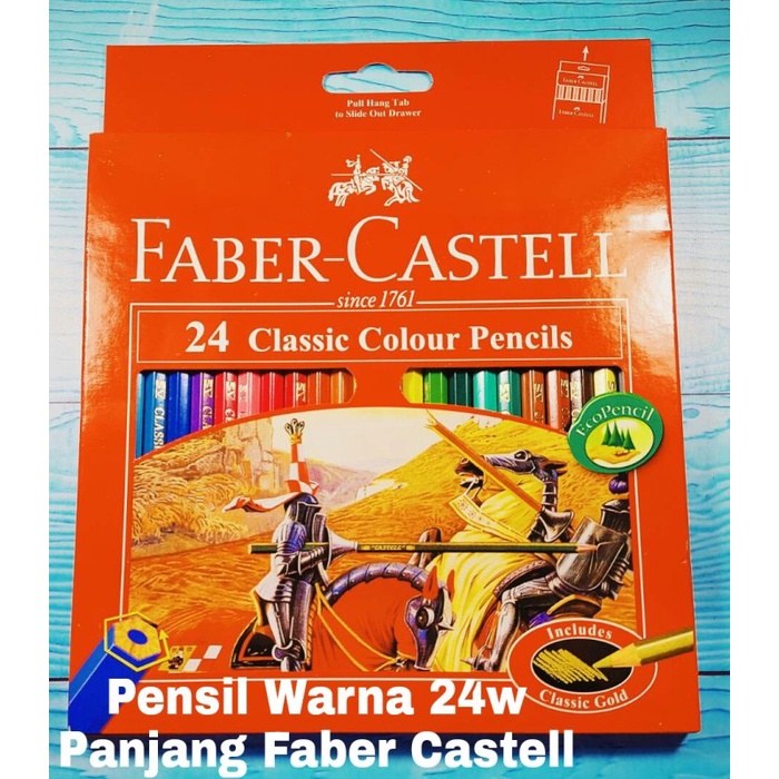 

(BISA COD) Pensil Warna Faber Castell 24 Classic