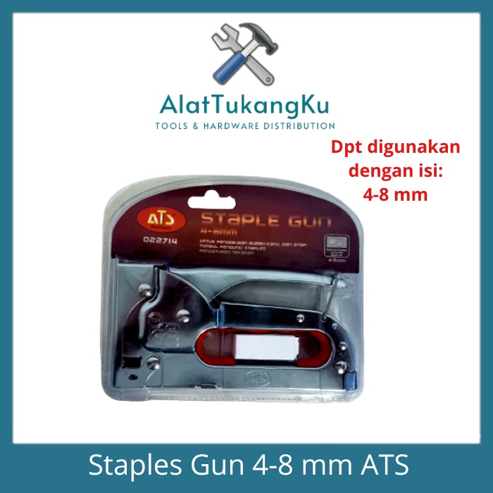 

Staples Tembak 4-8 mm ATS/ Staple Gun Tacker / Tembakan Staples