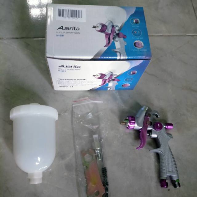 spray gun auarita H891 HVLP 0,8 mm cup 250 ml