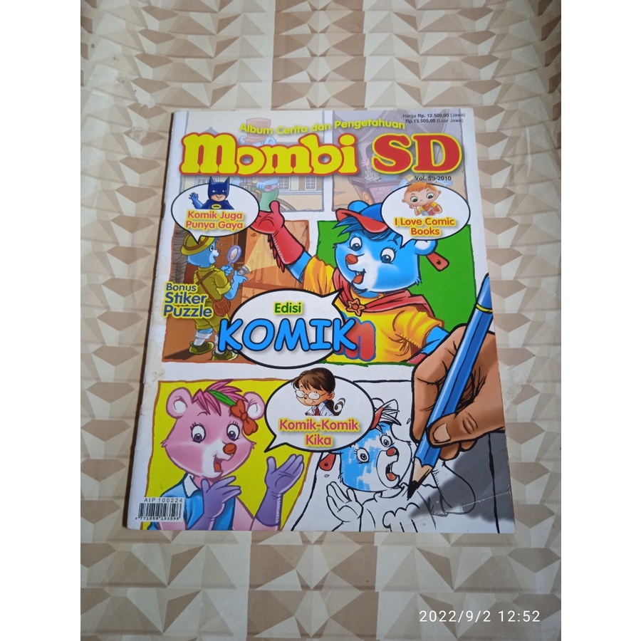 majalah anak mombi SD vol 59 2010 edisi komik