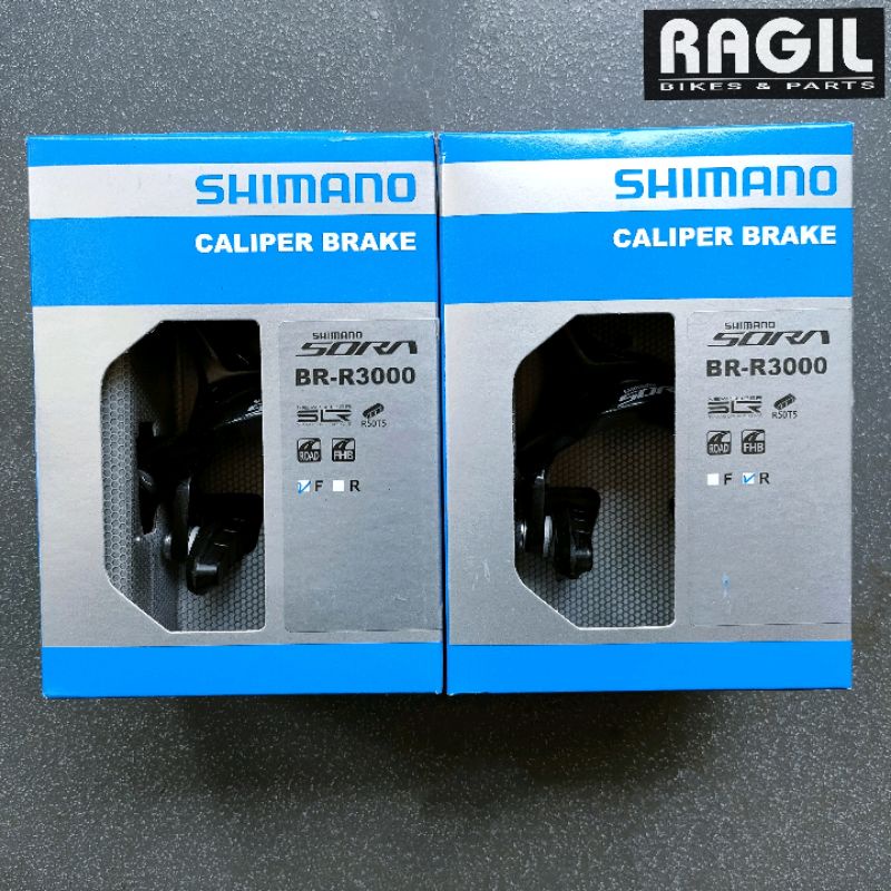 REM U BRAKE SHIMANO SORA R3000 CALIPER BRAKE SEPEDA BALAP FIXIE DEPAN BELAKANG SEPASANG R 3000