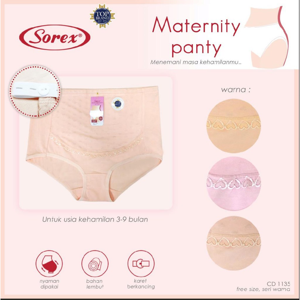 SOREX Cd Wanita Hamil Katun MAXI 1135 Maternity Panty