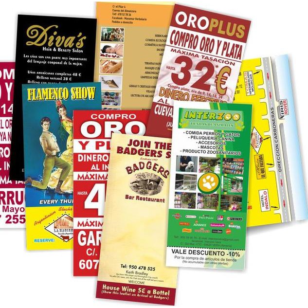 

♕ brosur / flyer 21x10 cm art paper 150/120 gsm cetak 1 sisi ➮