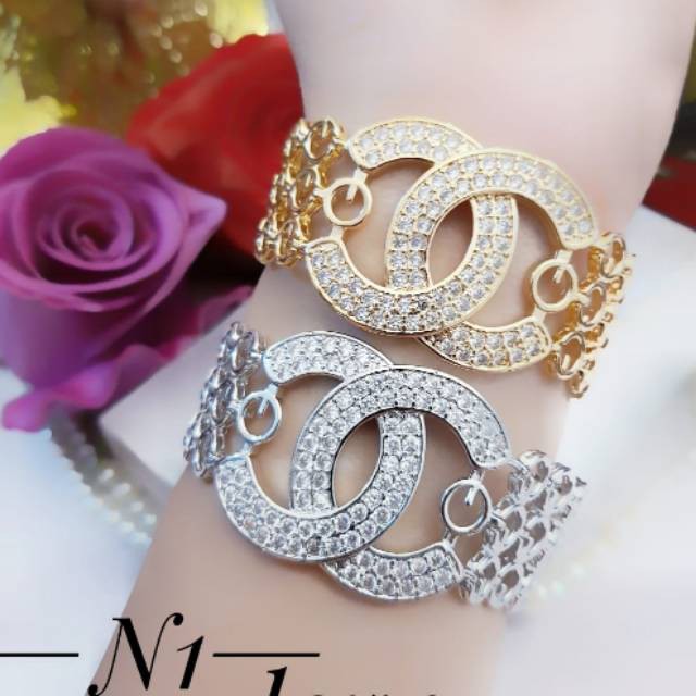 Xuping gelang lapis emas 24 k