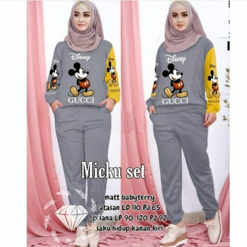 SET JUMBO MICKU 4 warna