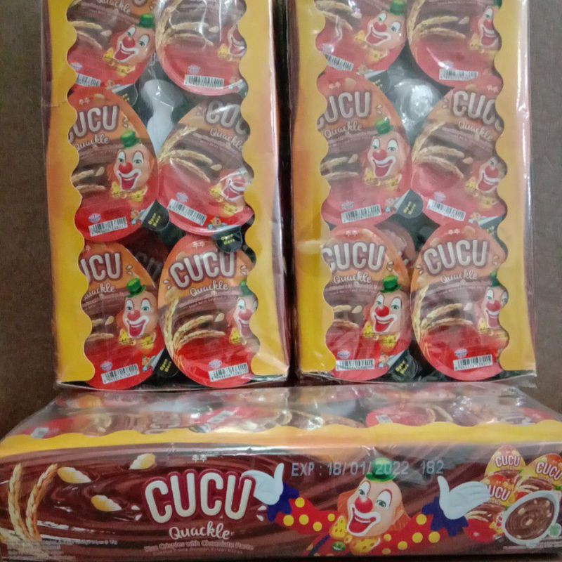 Cucu Quackle (24pcs) / Cucu coklat sendok / Coklat sendok Cucu