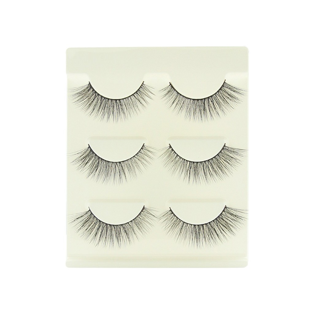 Bulu Mata Palsu 3 Pasang (Curvy Fashion False Eyelashes) W-3