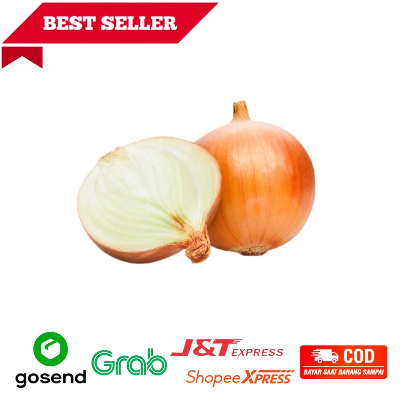 

Bawang Bombai Fresh, 500gr, sayuran sehat segar Bandung
